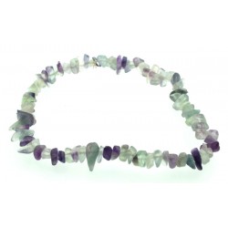 Fluorite Gemstone Chip Bracelet